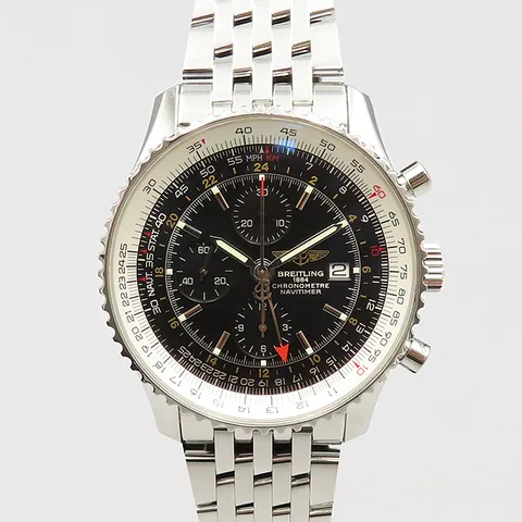 고이비토 중고명품 - 브라이틀링 네비타이머 월드 GMT 46MM 남성시계 - K0267BRT