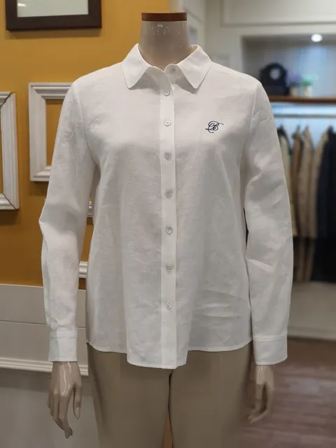 로브 린넨 블라우스 B5B3B408