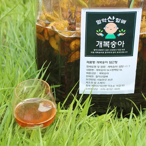 제천 개복숭아 담근청 복숭아청 10kg