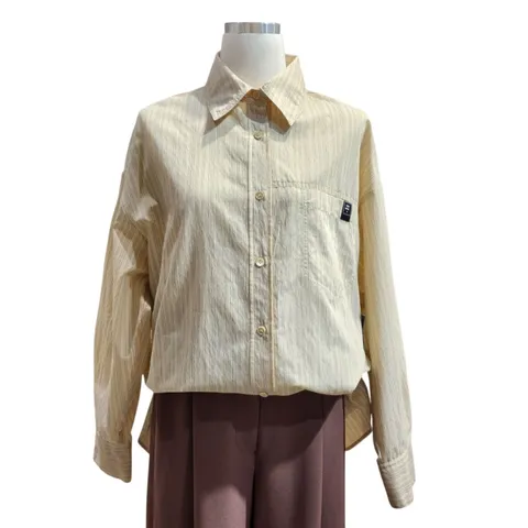 [롯데백화점][쥬크]백 스트랩 스트라이프 셔츠    Z253MSC006