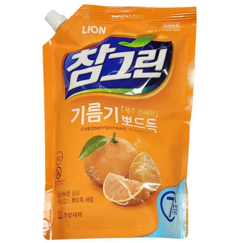 천혜향 추출물 잔여물 걱정없는 설거지 주방세제 1.2L 천혜향 추출물 잔여물 걱정없는