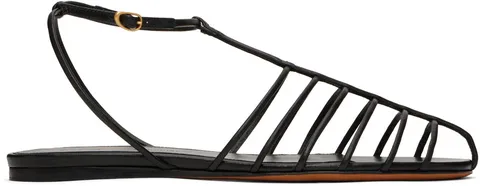 프로엔자 슐러 블랙 티 케이지 플랫 샌들 SH251004