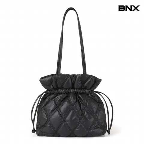 정상가:79,000원 ㅣ 퀼팅 스트링 복조리 미니 버킷백 (BX3AH002L0)