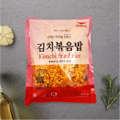 TOO VDF 한우물 김치볶음밥 300g 볶음밥 간편식 즉석요리 한끼해결 간편조리 야식투몰