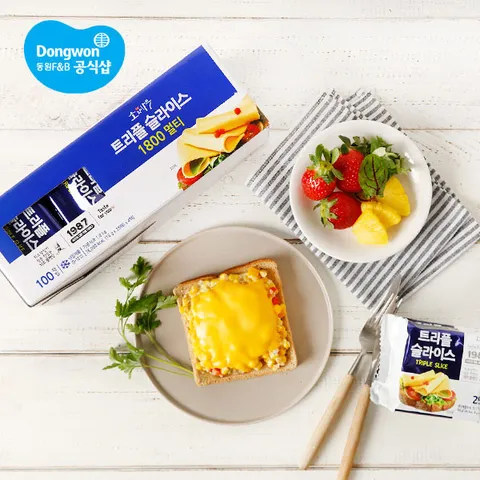 (I)  소와나무 트리플 슬라이스 치즈 1.8Kg×2개(200매입)