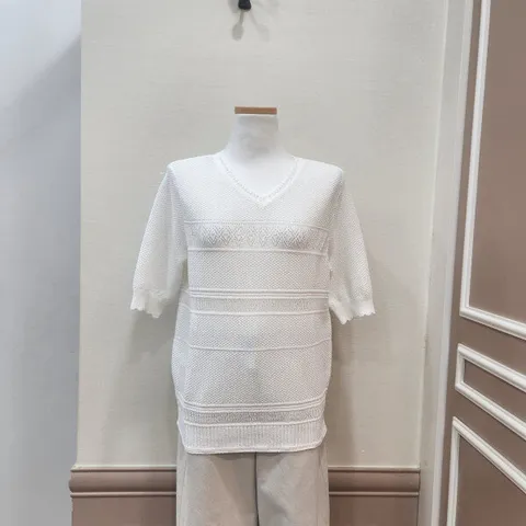 O  크로쉐V넥 P/O  B4B4K411  10_US