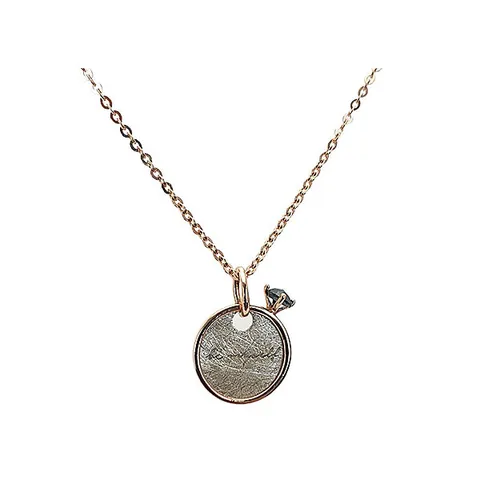 [현골드앤실버] 14k 코인 동전 청러프다이아 금 데일리 목걸이