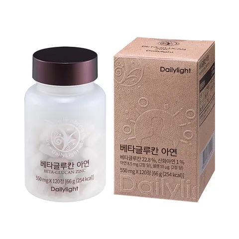 독일산 효모유래 베타글루칸 아연 120정 1개