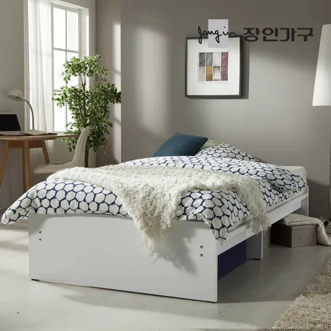 리소 수납 평상형침대 SS 본넬