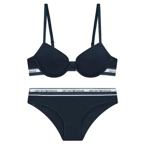 [롯데백화점][엠포리오 아르마니 언더웨어]아이코닉 푸쉬업 브라팬티세트(0824185519-0824111526)