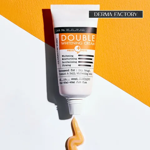 [더마팩토리] 비건인증 더블화이트닝크림 40ml (20ml+20ml)