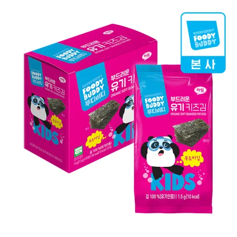 푸디버디 부드러운 유기 키즈김 15g (1.5g*10개입)