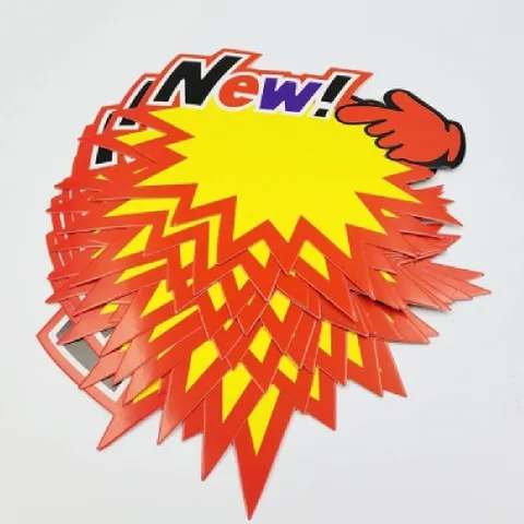 (10개세트) 신상품 매장스티커 의류 매장 홍보 쇼카드 쇼카드 매장스티커 광고카드