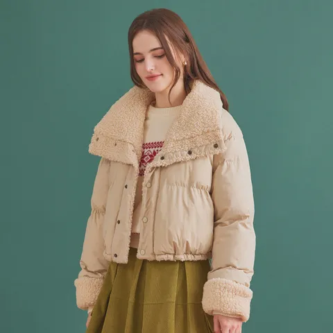 [롯데백화점]리버시블양털패딩점퍼 PBBF3W1JP6031