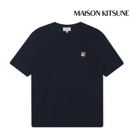 [정품]  반팔티셔츠 폭스 헤드 패치 레귤러 남성 잉크블루 LM00104KJ0008-P476