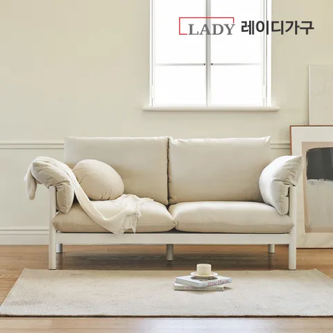 리뉴얼_ 다인 100%원목 패브릭쇼파 3인용