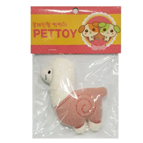 티티펫 라마 봉제 삑삑이 색상랜덤