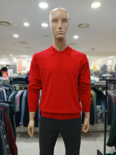 베이직 폴로형 니트