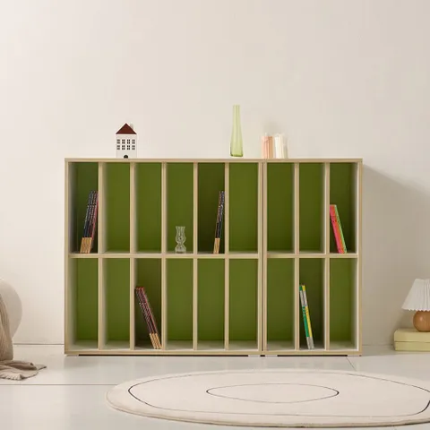 라벨라F 레오나 1400 2단 오픈 책장 거실가구 수납가구 책정리 집들이선물 신혼부부선물