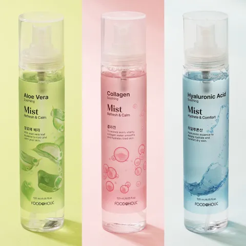 진정 보습 수딩미스트 120ml 3종 택1/콜라겐.알로에베라.히알루론산