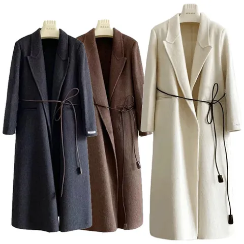 테일러 울롱코트 브랜드공정 고퀄리티 핸드메이드코트 여성오버핏코트 여성겨울코트 여성반코트 빅