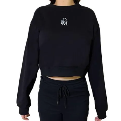 [라일리] Rly 디비엠스튜디오 시그니처 크롭 맨투맨 (13527368)