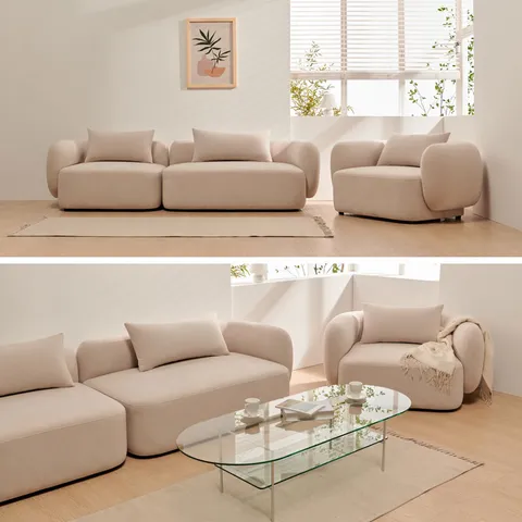 솔트 젠 모듈형 아쿠아텍스 1인+3인 소파 mct167