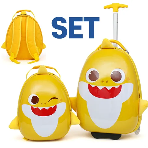 핑크퐁 캐리어백팩세트 [아기상어 PP051-16인치] [P0009]  핑크퐁-P0009