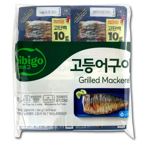 코스트코 비비고 노르웨이 고등어구이 360g(60g x 6팩)