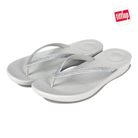 아이쿠션 스파클 플립플랍 여성 쪼리 슬리퍼 팁 토 그레이 R08-A06