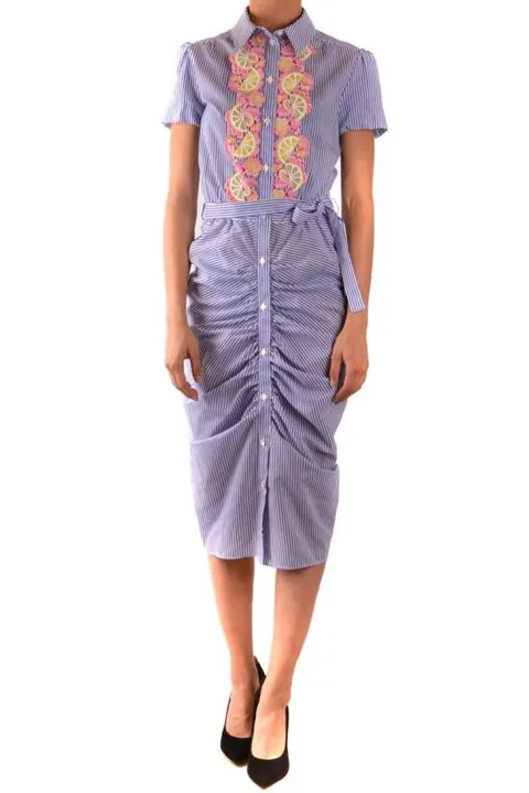 [해외직구]  미디 원피스 181H A04270836 BLUE