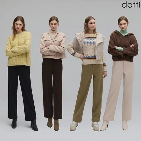 [도티]25FW 코듀로이 와이드 보아퍼 팬츠 4종 QNWW_667806