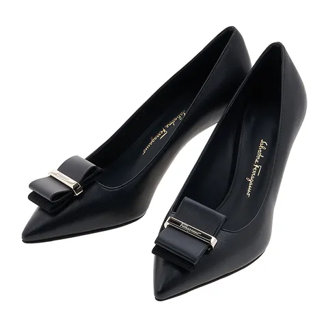 더블 보우 펌프스 WINNIE 70 NERO 0754494