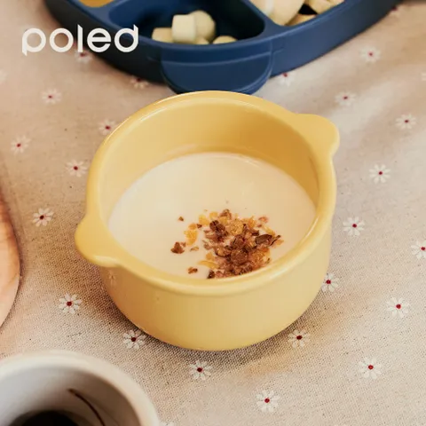 폴레드 도자기 이유식용기 초기 중기 250ml 밀폐 보관 유아식기