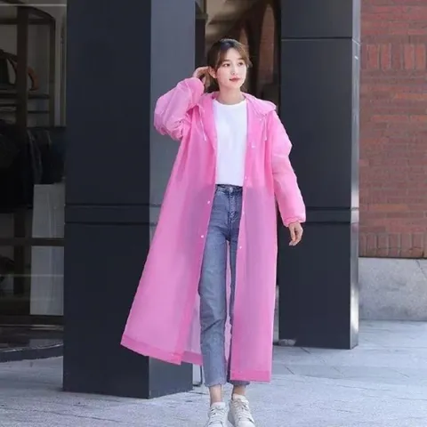 [라일리] Rly [이거찜] EVA 코트형 우비 휴대용우의 레인코트 (13527846)