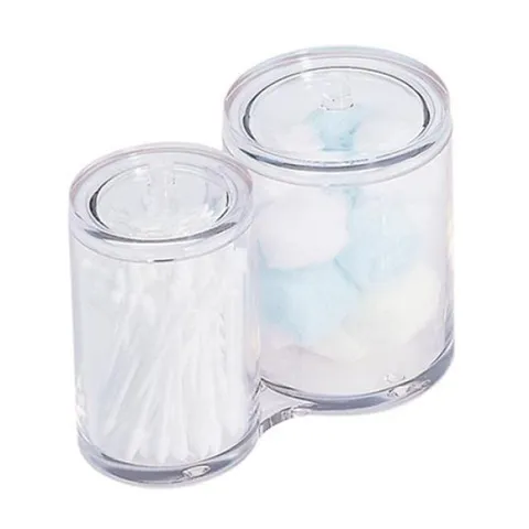 빠띠라인 화장솜 면봉 2구 정리함 ST-835 판촉 선물