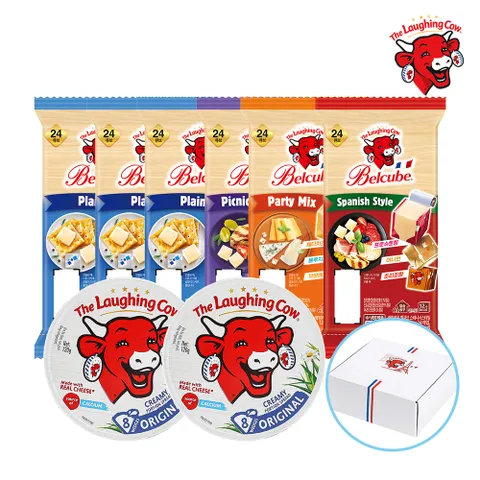벨큐브 치즈 BEST 선물패키지(플레인3+파티믹스1+피크닉믹스1+스패니시1+세모포션2)