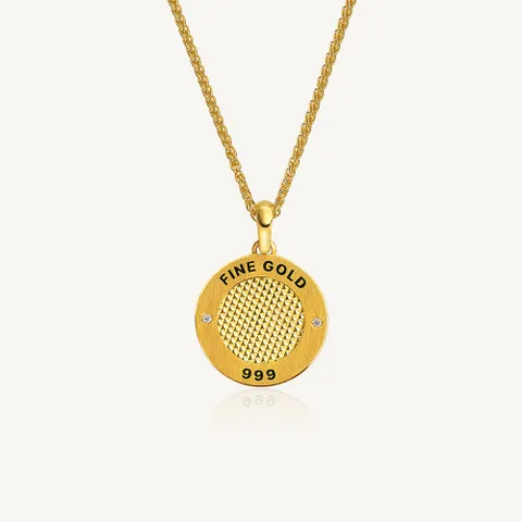 파인골드 라운드 목걸이 24K 순금 18.75g