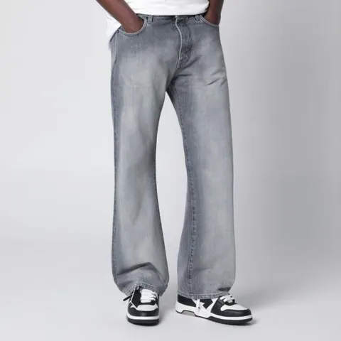 [해외직구] 26SS  스트레이트 팬츠 OMYA18JS26DEN003 Grey