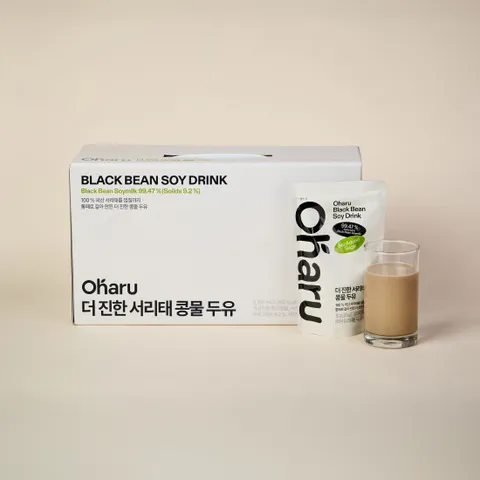 Oharu 더 진한 서리태 콩물 두유 2박스(30팩) 최화정 두유