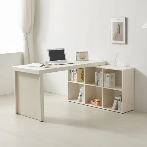 지오니 와이드책상+1200책장 세트 착불