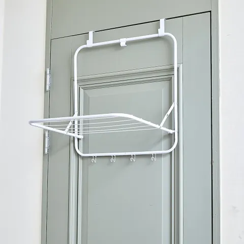 ON 문걸이형 간이 빨래 건조대 white