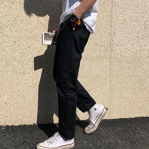 넉넉한 사이즈 일자핏 모던 데일리 베이직스타일링 슬랙스 남성바지 남자슬랙스 면바지