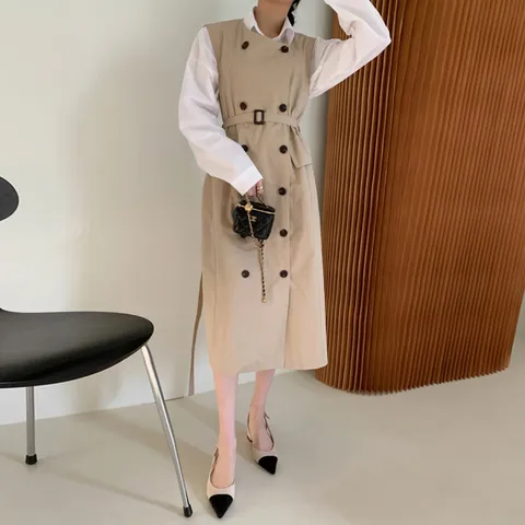 [브리치] 미아마스빈 / 비욘드 트렌치 원피스