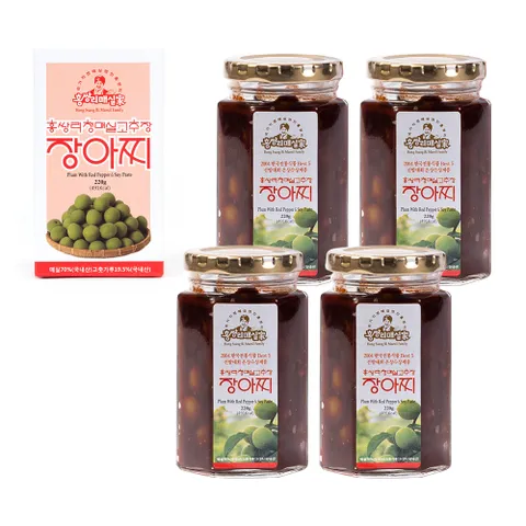 매실장아찌 고추장장아찌 220g x 4개세트