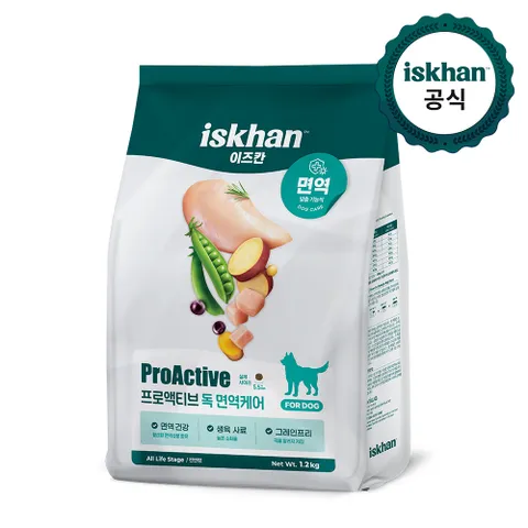 이즈칸 독 프로액티브 면역케어 1.2kg