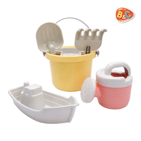 감성 파스텔 플레이 버킷 어린이 바구니 모래놀이 세트