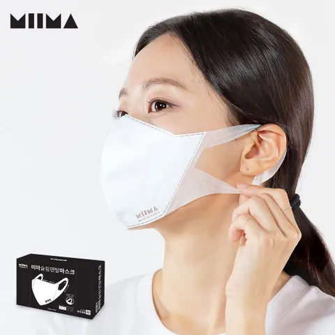 미마 슬림덴탈마스크 중형 흰색 (50개입)