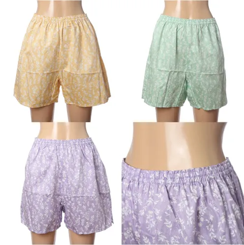 비비안 피부에 자극없이 쾌적하게 순면 여성 트렁크 팬티 3종세트TP8960W SET 463694