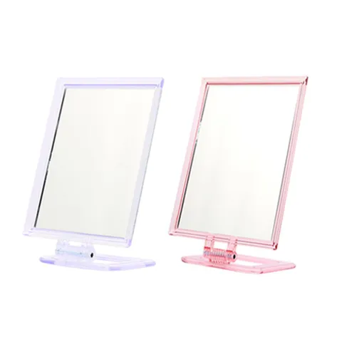 사각 스탠드 탁상거울 중 1P 책상 화장대 거울 탁상용거울 사각거울 책상거울 미용실거울